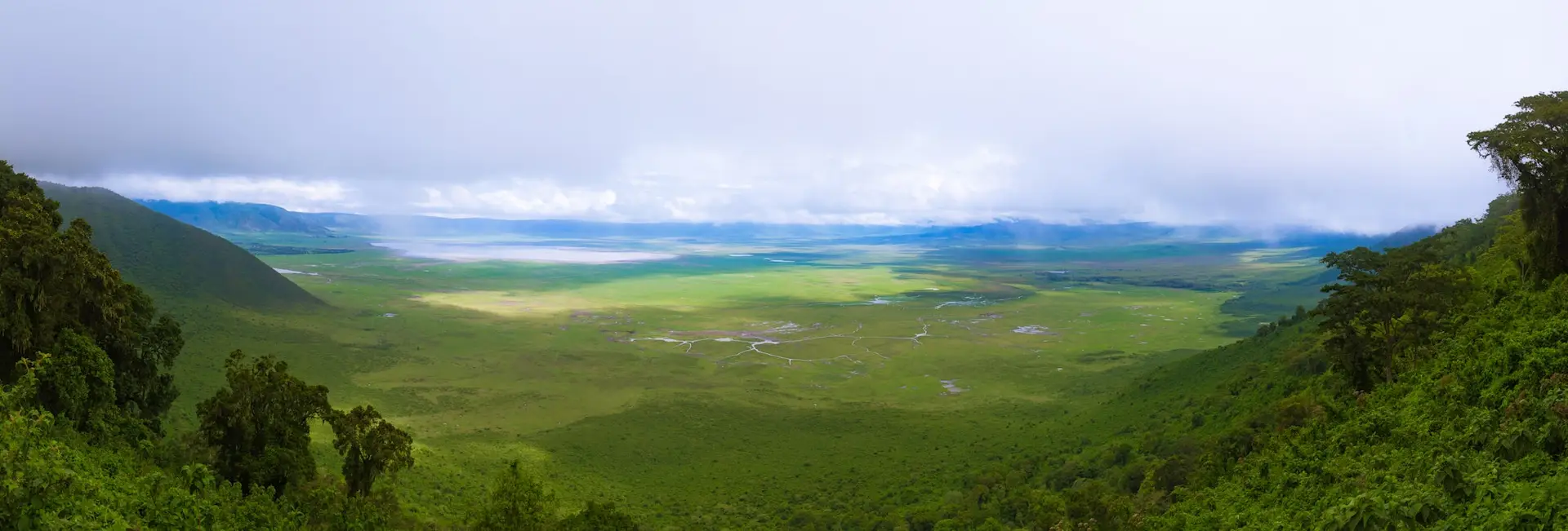 Crater floor